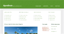 Desktop Screenshot of algarvedirecto.net